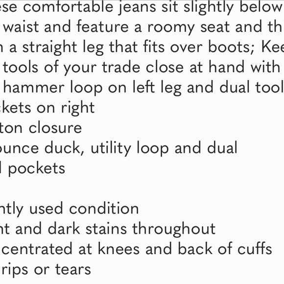 Vintage distressed Dickies duck canvas pants - Picture 7 of 7